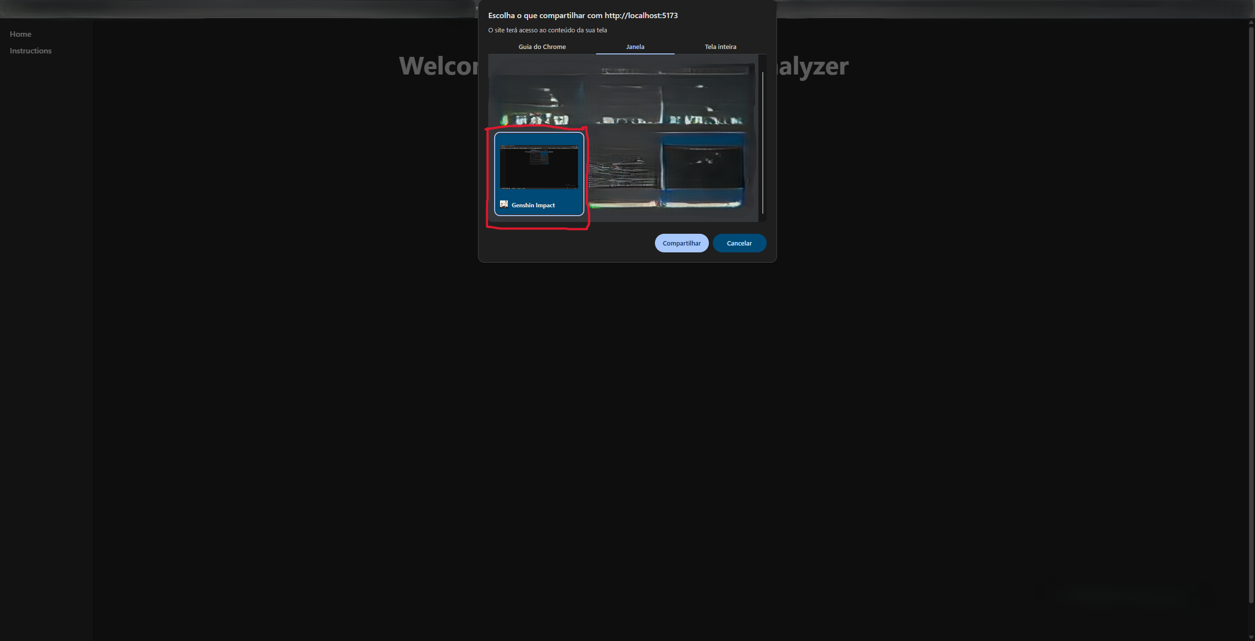 Screen capture example